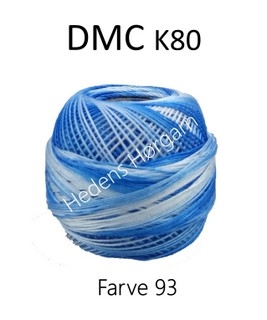 DMC K80 farve 93 Blå multi